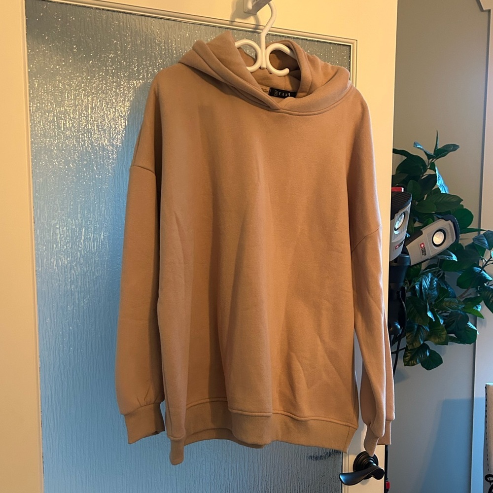 Super Cozy Tan Hoodie - Picture 1 of 5